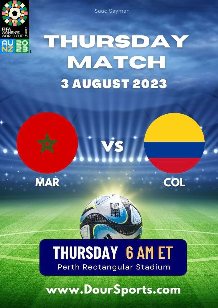 FIFA Women’s World Cup How to Watch Morocco vs Colombia 2023