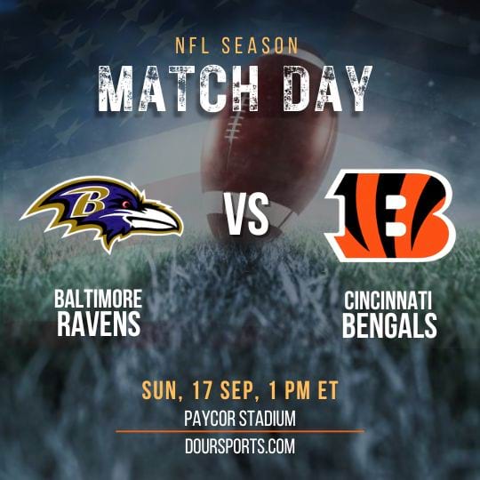 How To Watch NFL Regular Season 2023 Baltimore Ravens vs Cincinnati Bengals