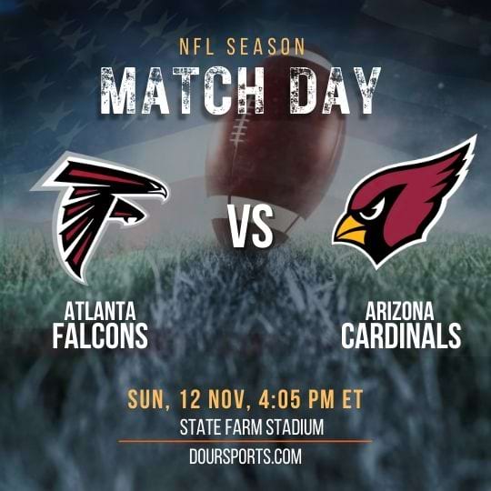 Atlanta Falcons vs Arizona Cardinals Live Stream, Roster, Fixture, Team Stats, Prediction, Tickets