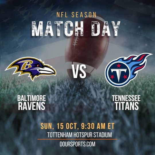 Baltimore Ravens vs Tennessee Titans Live Stream Guide, Roster, Fixture, Team Stats, Prediction, Tickets