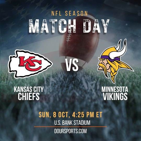 Kansas City Chiefs vs Minnesota Vikings Live Stream Guide, Roster, Fixture, Team Stats, Prediction, Tickets