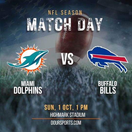 Miami Dolphins vs Buffalo Bills Live Stream, Roster, Fixture, Team Stats, Prediction, Tickets